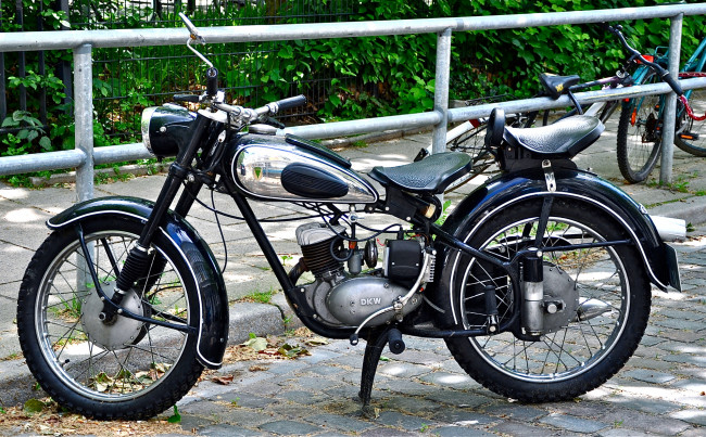 Обои картинки фото мотоциклы, dkw