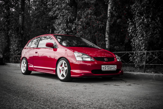 Обои картинки фото автомобили, honda, сивик