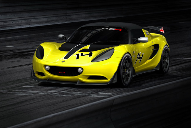 Обои картинки фото 2014 lotus elise s cup r, автомобили, 3д, elise, lotus, тюнинг, желтый
