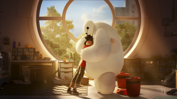 обоя мультфильмы, big hero 6, персонажи