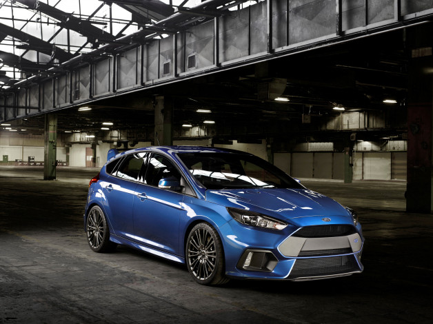 Обои картинки фото 2015 ford focus rs, автомобили, ford, focus, металлик, голубой