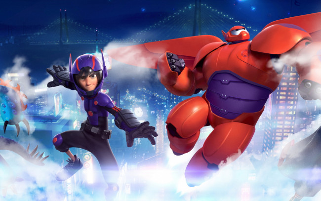 Обои картинки фото мультфильмы, big hero 6, персонажи
