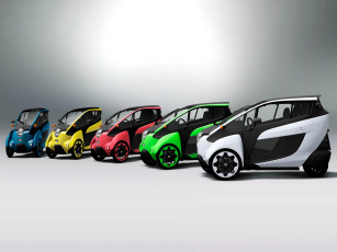 обоя автомобили, toyota, i-road, jp-spec, 2014г