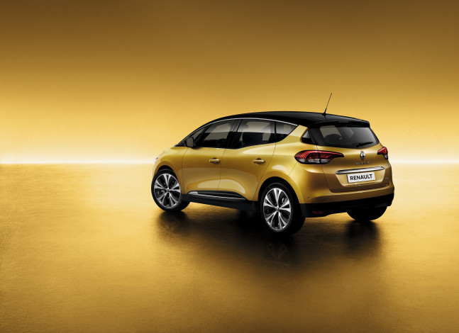 Обои картинки фото автомобили, renault, 2016г, scenic