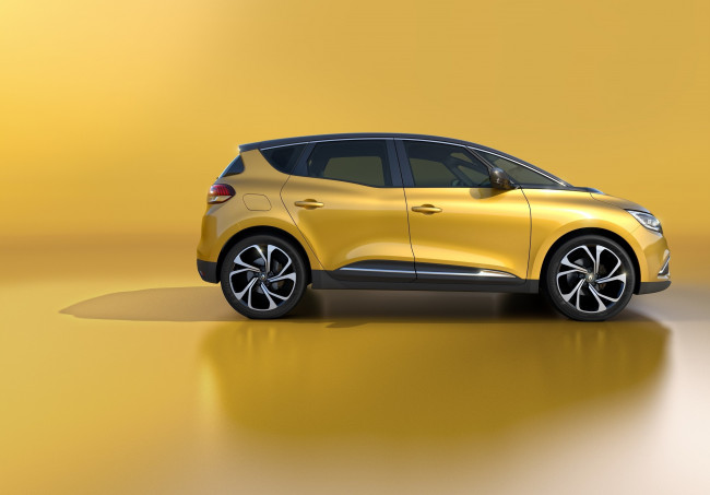Обои картинки фото автомобили, renault, 2016г, scenic