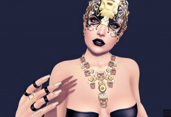 Картинка 3д+графика люди+ people фон взгляд девушка