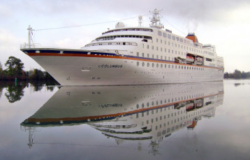 Картинка columbus корабли лайнеры круиз лайнер