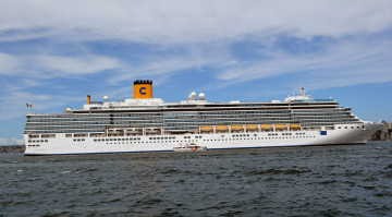 Картинка costa+luminosa корабли лайнеры круиз лайнер