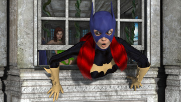 Картинка 3д+графика юмор+ humor девушка фон взгляд