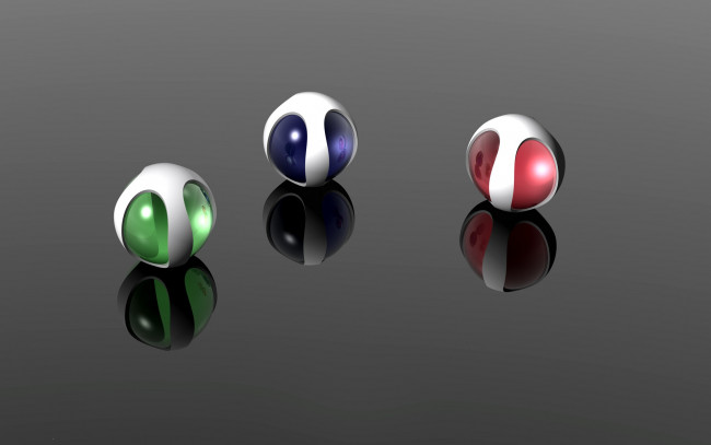 Обои картинки фото 3д графика, шары , balls, шары, фон