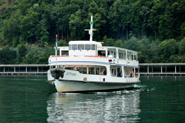 Обои картинки фото корабли, теплоходы, теплоход, река