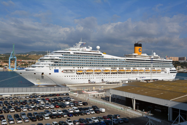 Обои картинки фото costa fortuna, корабли, лайнеры, круиз, лайнер