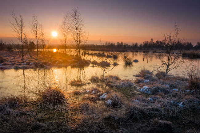 Обои картинки фото природа, восходы, закаты, рассвет