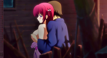 Картинка календари аниме девушка парень ласка