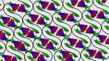 Картинка 3д+графика цветы+ flowers цвета фон узор