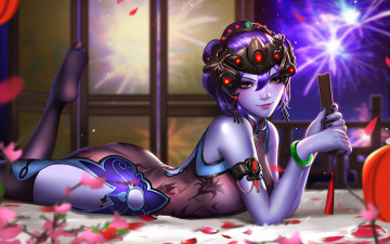 Картинка 3д+графика фантазия+ fantasy фон взгляд девушка