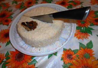 Картинка еда торты нож торт