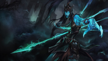 Картинка видео+игры league+of+legends персонаж когти копья