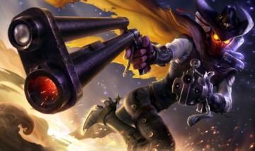 Картинка видео+игры league+of+legends шляпа персонаж high moon jhin оружие плащ