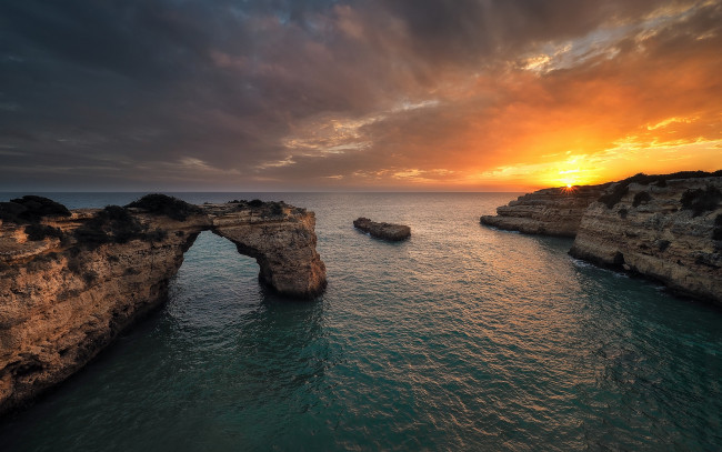 Обои картинки фото природа, восходы, закаты, простор