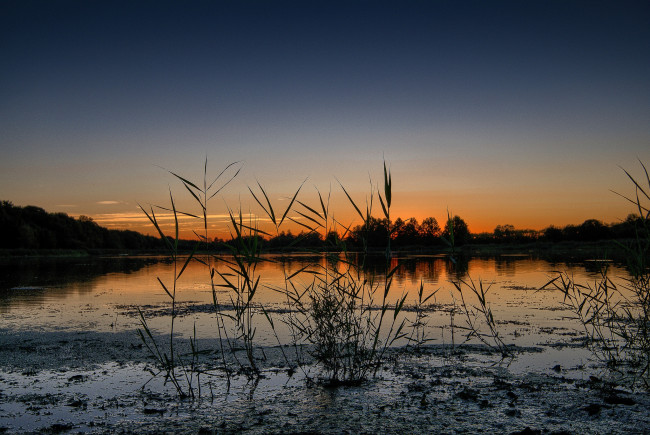 Обои картинки фото природа, восходы, закаты, простор