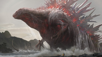 Картинка фэнтези существа годзилла