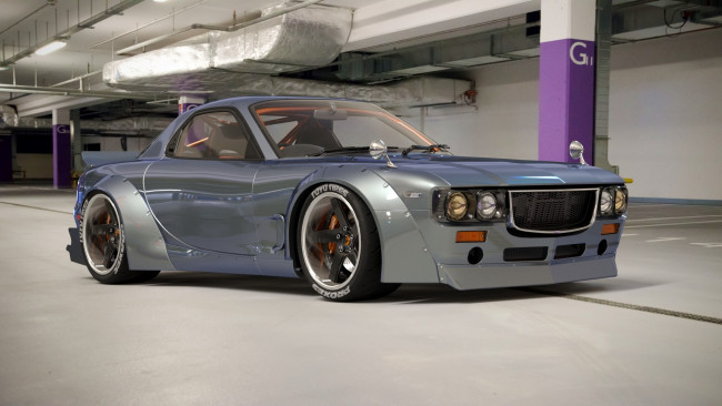 Обои картинки фото автомобили, mazda, rx-7