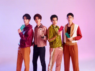 обоя meteor garden, кино фильмы, ф4, сад, падающих, звезд