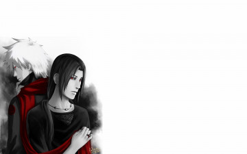 Картинка аниме naruto какаши учиха итачи шарф