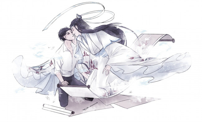 Обои картинки фото аниме, mo dao zu shi, the, untamed, неукротимый, повелитель, чэньцин, мосян, тунсю, mo, dao, zu, shi, магистр, дьявольского, культа