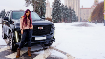 Картинка автомобили -авто+с+девушками cadillac escalade