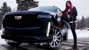 Картинка автомобили -авто+с+девушками cadillac escalade