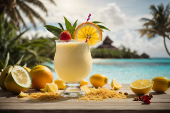 Картинка еда напитки +коктейль pina colada