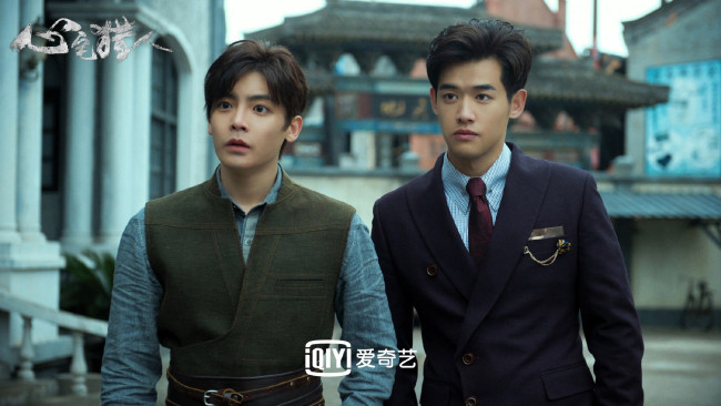 Обои картинки фото кино фильмы, psych-hunter, парни, улица