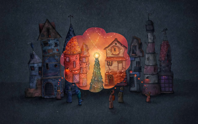 Обои картинки фото рисованное, vladstudio