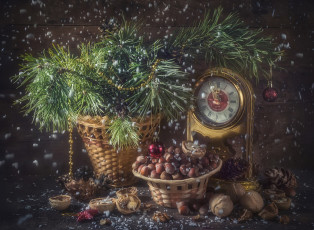 обоя праздничные, - разное , новый год, новогодняя