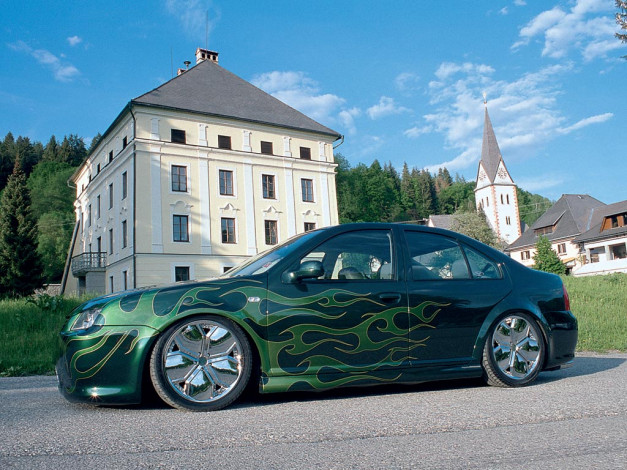 Обои картинки фото tuning, car, автомобили, volkswagen