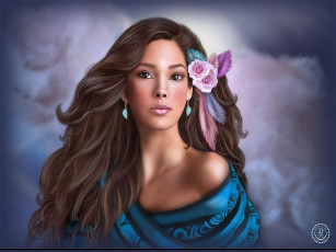 Картинка фэнтези девушки