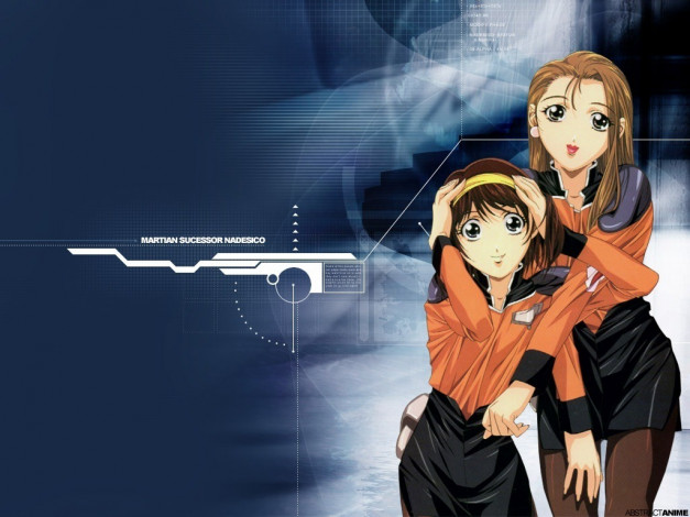 Обои картинки фото аниме, martian, successor, nadesico