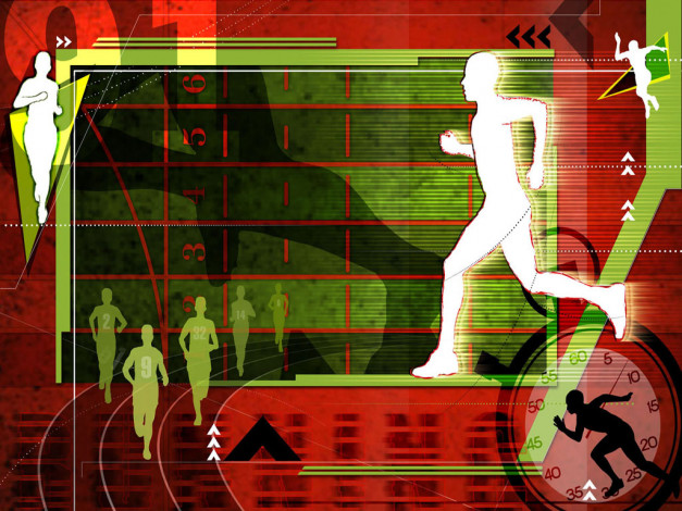 Обои картинки фото спорт, 3d, рисованные