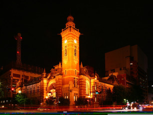 Картинка города огни ночного