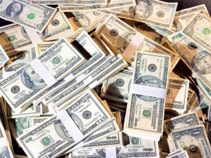 Картинка разное золото купюры монеты