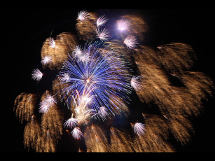 Картинка разное салюты фейерверки