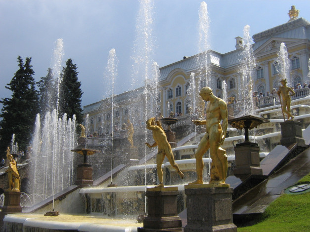 Обои картинки фото петергоф, города, санкт, петербург, россия