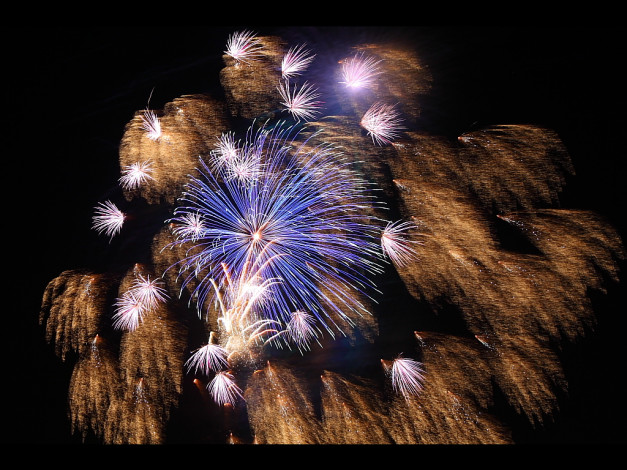 Обои картинки фото разное, салюты, фейерверки