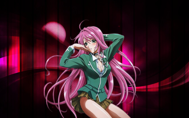 Обои картинки фото аниме, rosario, vampire