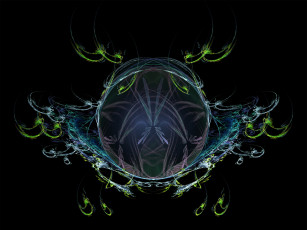 Картинка 3д графика fractal фракталы фон узор цвета