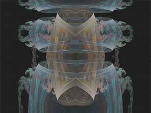 Картинка 3д графика fractal фракталы узор фон