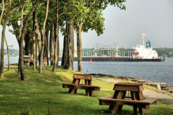 Картинка area picnic island saint quentin природа побережье квебек