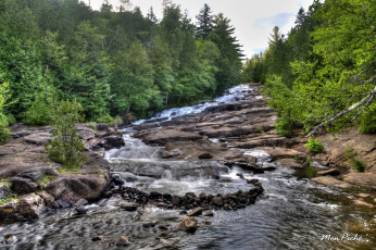 Картинка the waterfalls of la mauricie national park природа водопады квебек